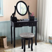 vanity table without mirror vintage product image costway vanity table set makeup cushioned stool mirror drawers black vanities bedroom vanities walmartcom vanity table without mirror vintage product image costway vanity table set makeup cushioned stool mirror drawers black vanities bedroom vanities walmartcom